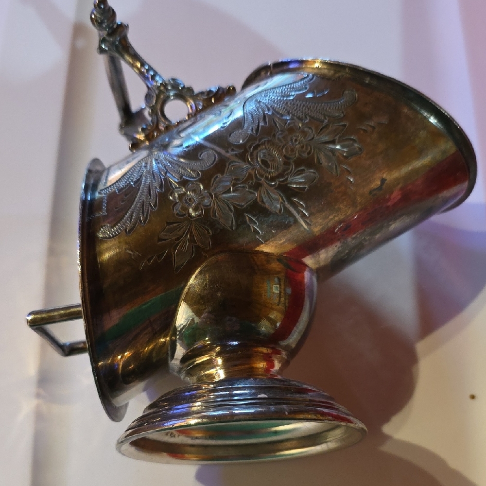 Silver Antique Sugar Scuttle